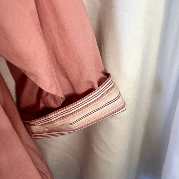 Riders Size 3X Pink Women's top button-down blouse Instantly Slims You - Picture 3 of 8